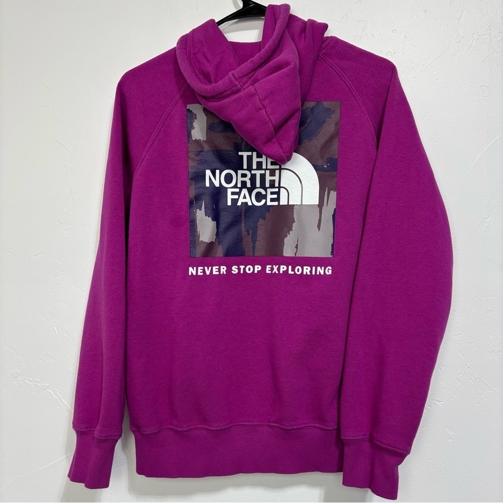 The North Face Pink Women's Hoodie Sweatshirt Graphic Small Athletic Casual - Picture 5 of 12